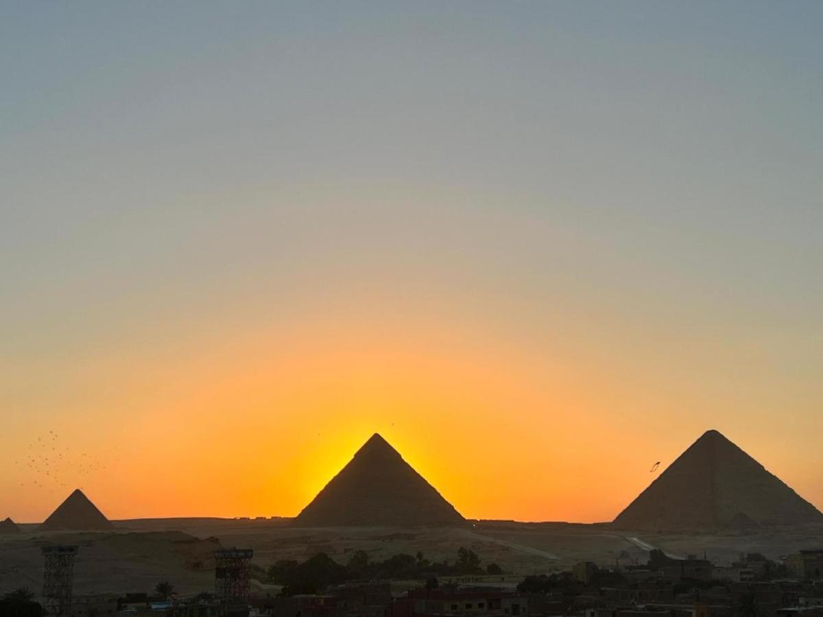 Topaz Pyramids View Inn Kafret el-Gabal Exterior foto